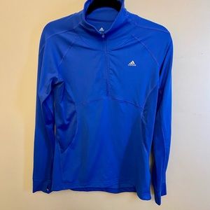 ADIDAS Climalite 1/4 Zip Pullover Running Jacket